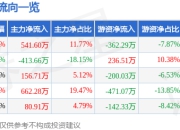 股票行情快报：ST易购（002024）5月22日主力资金净买入541.60万元