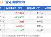 生益电子：7月17日融资净买入7616.16万元，当日排名第35