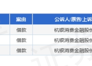 杭银消费金融作为原告/上诉人的3起涉及借款的诉讼将于2025年7月23日开庭