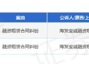 海发宝诚作为原告/上诉人的2起涉及融资租赁合同纠纷的诉讼将于2025年7月23日开庭