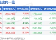 股票行情快报：龙佰集团（002601）7月24日主力资金净买入2915.78万元