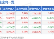 海象新材（003011）7月25日主力资金净买入317.80万元