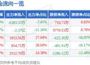 中岩大地（003001）7月25日主力资金净卖出6383.33万元