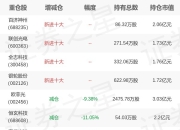 南方基金崔蕾旗下南方中证1000ETF一季报最新持仓，重仓欧菲光