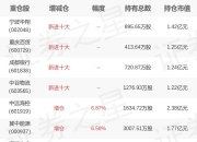易方达基金林伟斌旗下易方达中证红利ETF一季报最新持仓，重仓中远海控