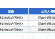 中原消费金融作为原告/上诉人的3起涉及金融借款合同纠纷的诉讼将于2025年5月6日开庭
