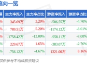 股票行情快报：煌上煌（002695）5月6日主力资金净买入345.69万元