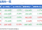 普源精电（688337）5月7日主力资金净卖出951.28万元